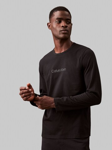 Calvin Klein Pajamas long in Black: front