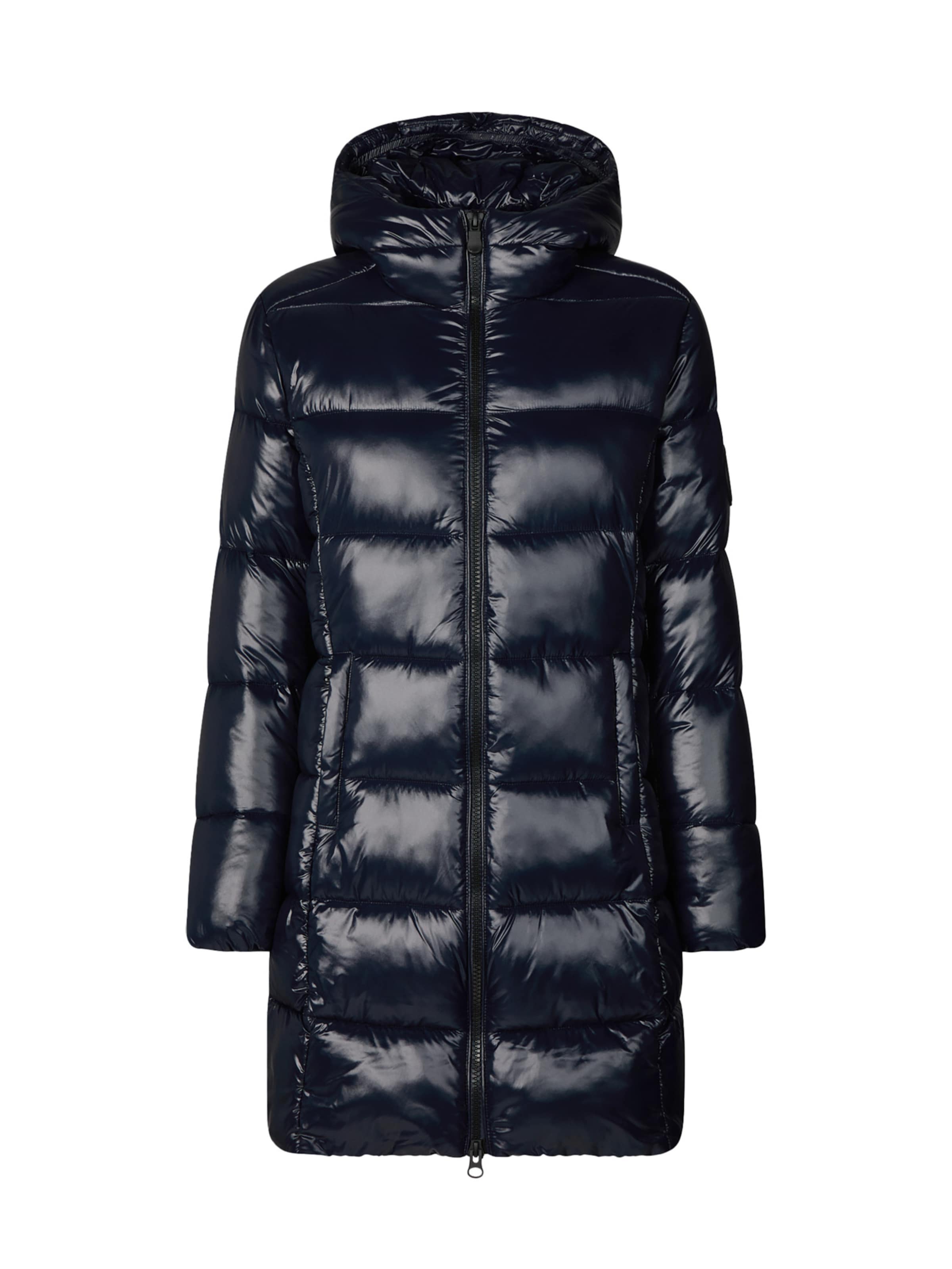 SAVE THE DUCK Wintermantel 'Ines' in Blauw: voorkant