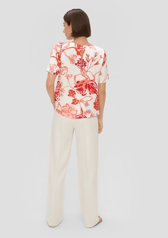 s.Oliver BLACK LABEL Bluse in Weiß: Rückseite