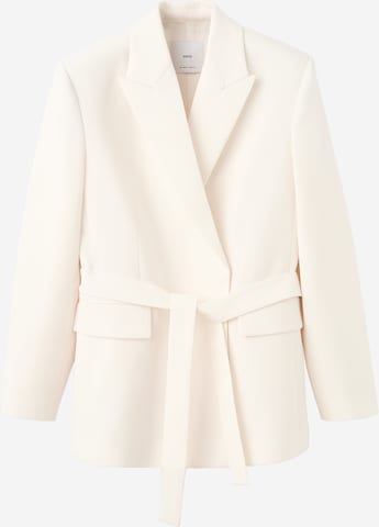 Sacou 'Iguana' de la MANGO pe alb: față