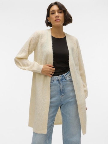 Cardigan 'MILI' VERO MODA en beige : devant