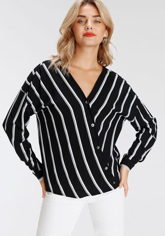 AJC Blouse in Black: front