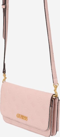 GUESS Tasche 'GEVA' in Pink: predná strana