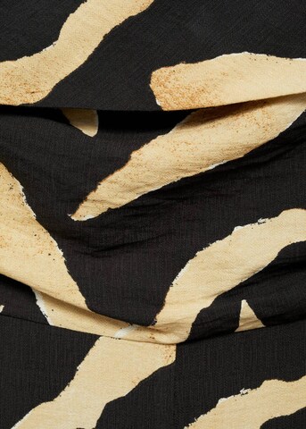 MANGO Jumpsuit 'Plumas' in Black