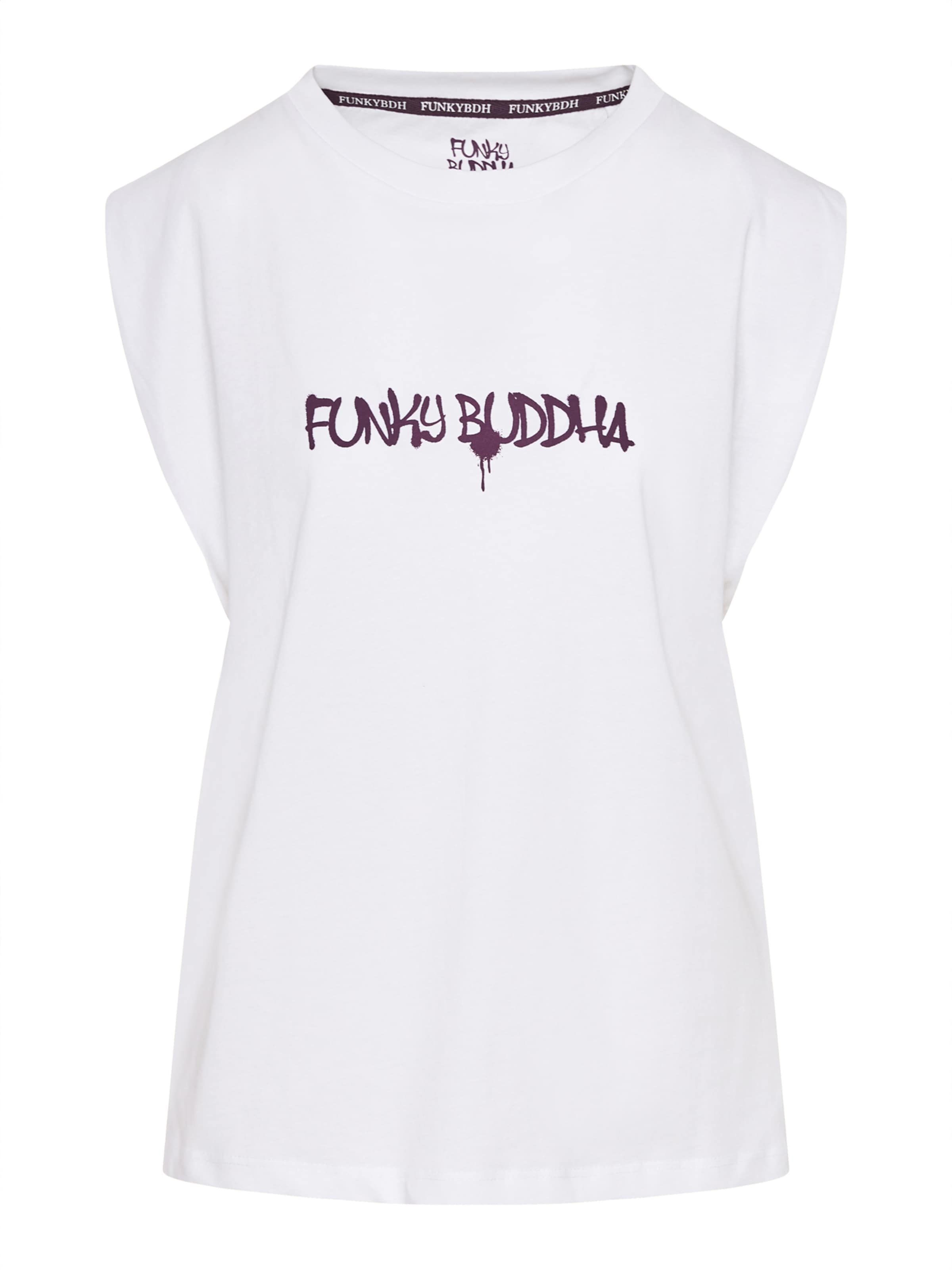 Maglietta di Funky Buddha in bianco: frontale