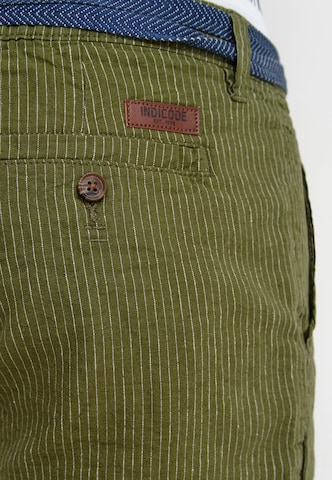 INDICODE JEANS Regular Chino Pants in Green