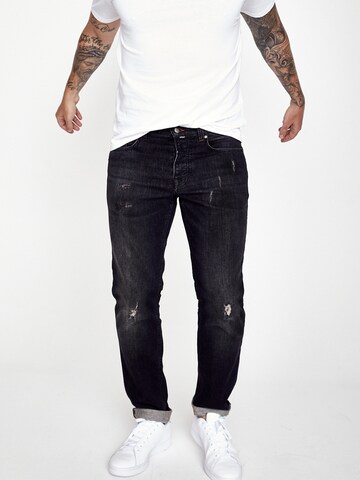Five Fellas Slimfit Jeans 'Danny' in Schwarz: predná strana