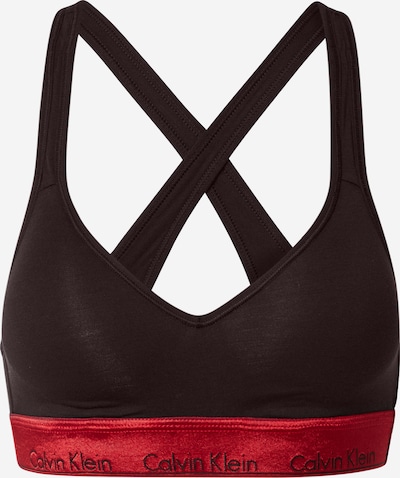 Sutien Calvin Klein Underwear pe roșu / negru, Vizualizare produs