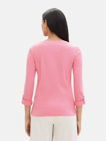 TOM TAILOR T-shirt i rosa