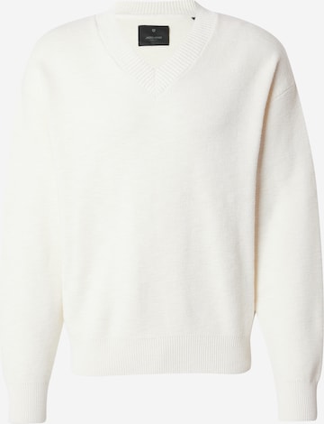 Jack & Jones Premium Neulepaita 'JPRBLASEAN' värissä beige: etupuoli