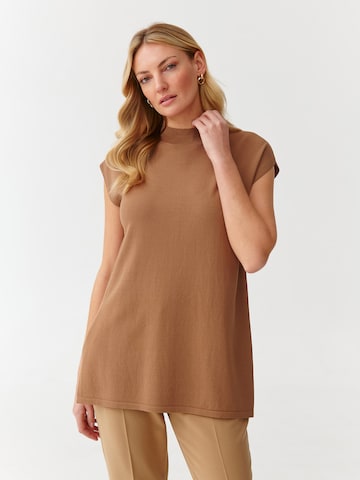 TATUUM Sweater 'LENO' in Brown: front