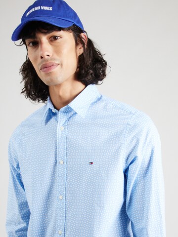 TOMMY HILFIGER Slim fit Button Up Shirt in Blue