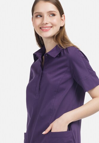 Robe-chemise HELMIDGE en violet