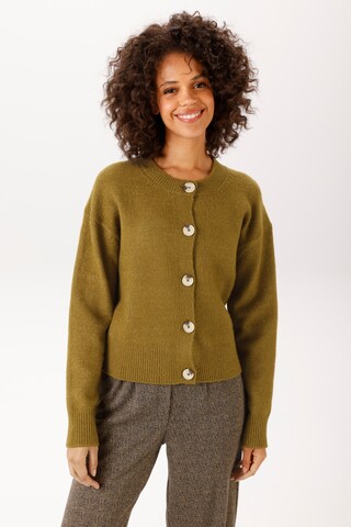 Aniston CASUAL Strickjacke in Grün: Vorderseite