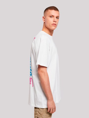 T-Shirt 'Alice im Wunderland Heroes of Childhood' F4NT4STIC en blanc