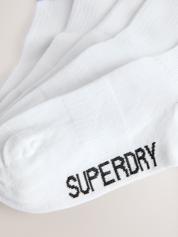 Superdry Nogavice | bela barva