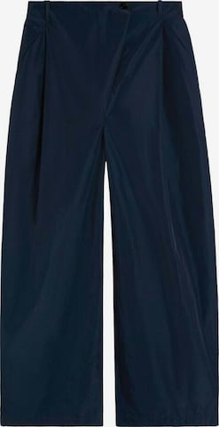 Loosefit Pantaloni con pieghe 'New Tafeta ' di Scalpers in blu: frontale