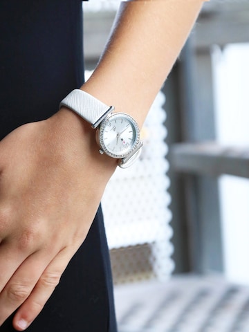 Lucardi Analoog horloge 'Farbenfroh' in Wit