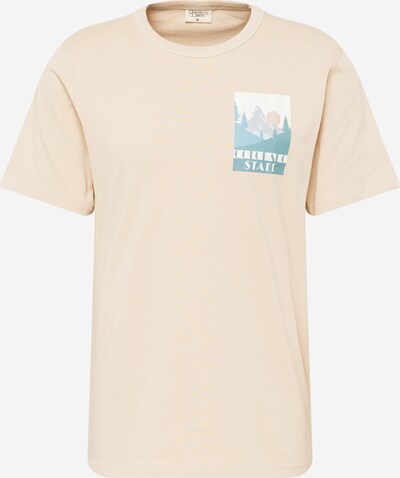Hailys Men T-Shirt 'Jayson' in beige / hellblau / grau / weiß, Produktansicht