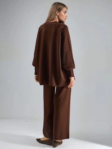 Completo pantalone di My fashion in marrone