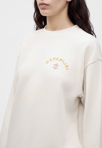 NAPAPIJRI Sweatshirt 'B-Bliss' in Wit