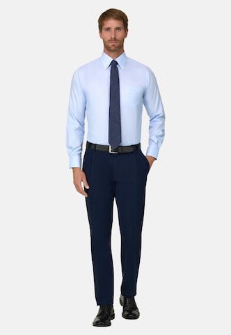 Chemise Boggi Milano en bleu : devant