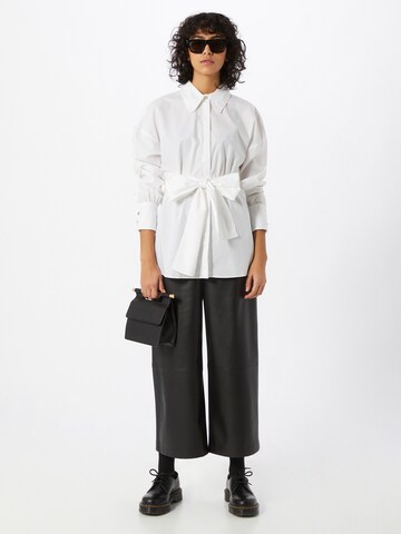 OPUS Wide leg Pants 'Milli' in Black