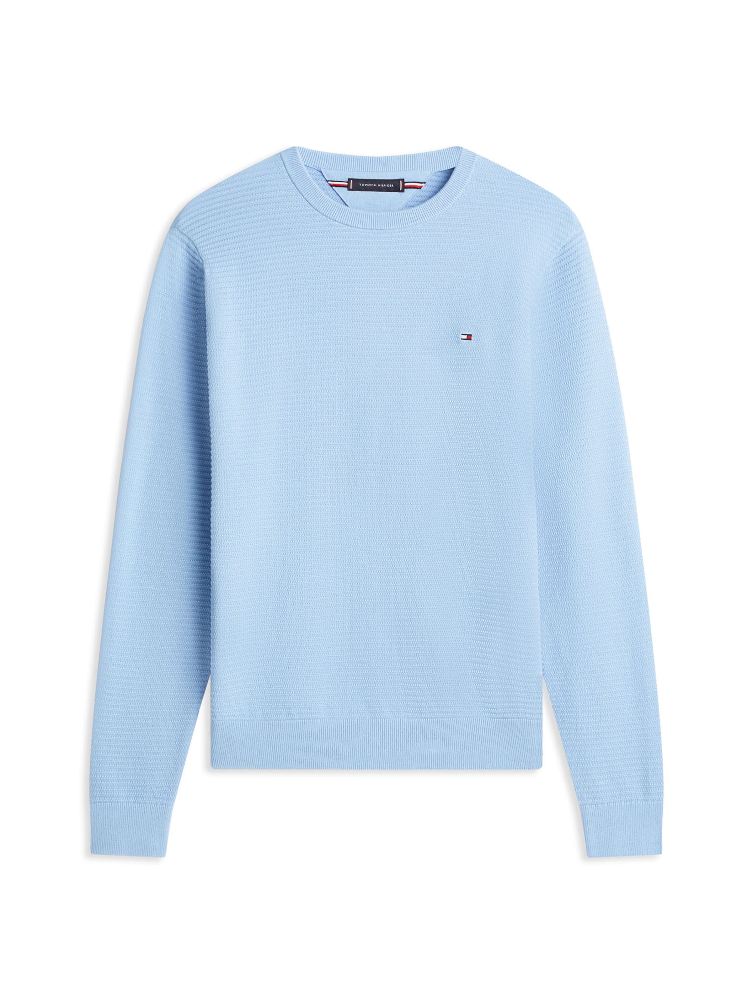 TOMMY HILFIGER Svetr 'SEASONAL' – modrá: přední strana