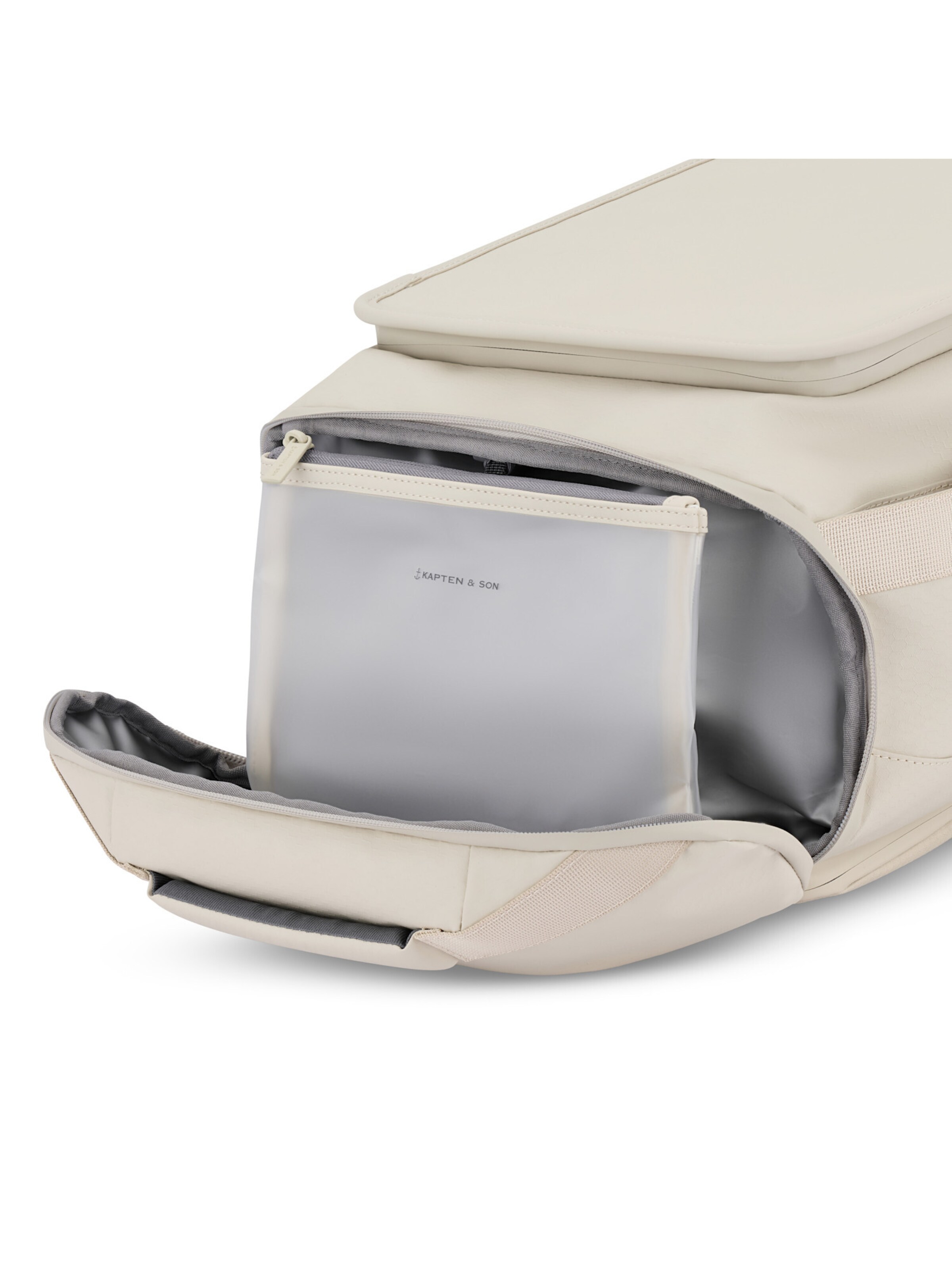 Kapten & Son Travel bag 'Lisbon Duffle Small' in Beige