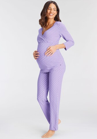 LASCANA Pajama in Purple