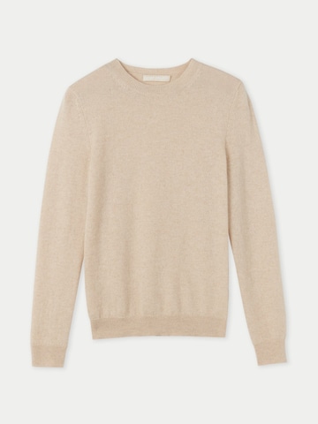 GOBI Cashmere - Jersey 'Cashmere Hat & Sweater Set' en beige: frente