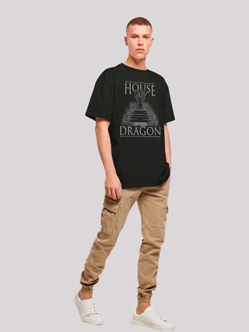 T-Shirt 'House Of The Dragon Throne' F4NT4STIC en noir