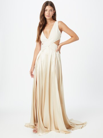 PINKO Evening dress 'CLEMENTINA' in Beige: front