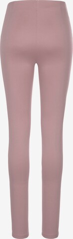 LASCANA Skinny Legginsy w kolorze różowy