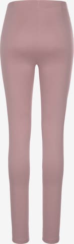 LASCANA Skinny Leggings - rózsaszín