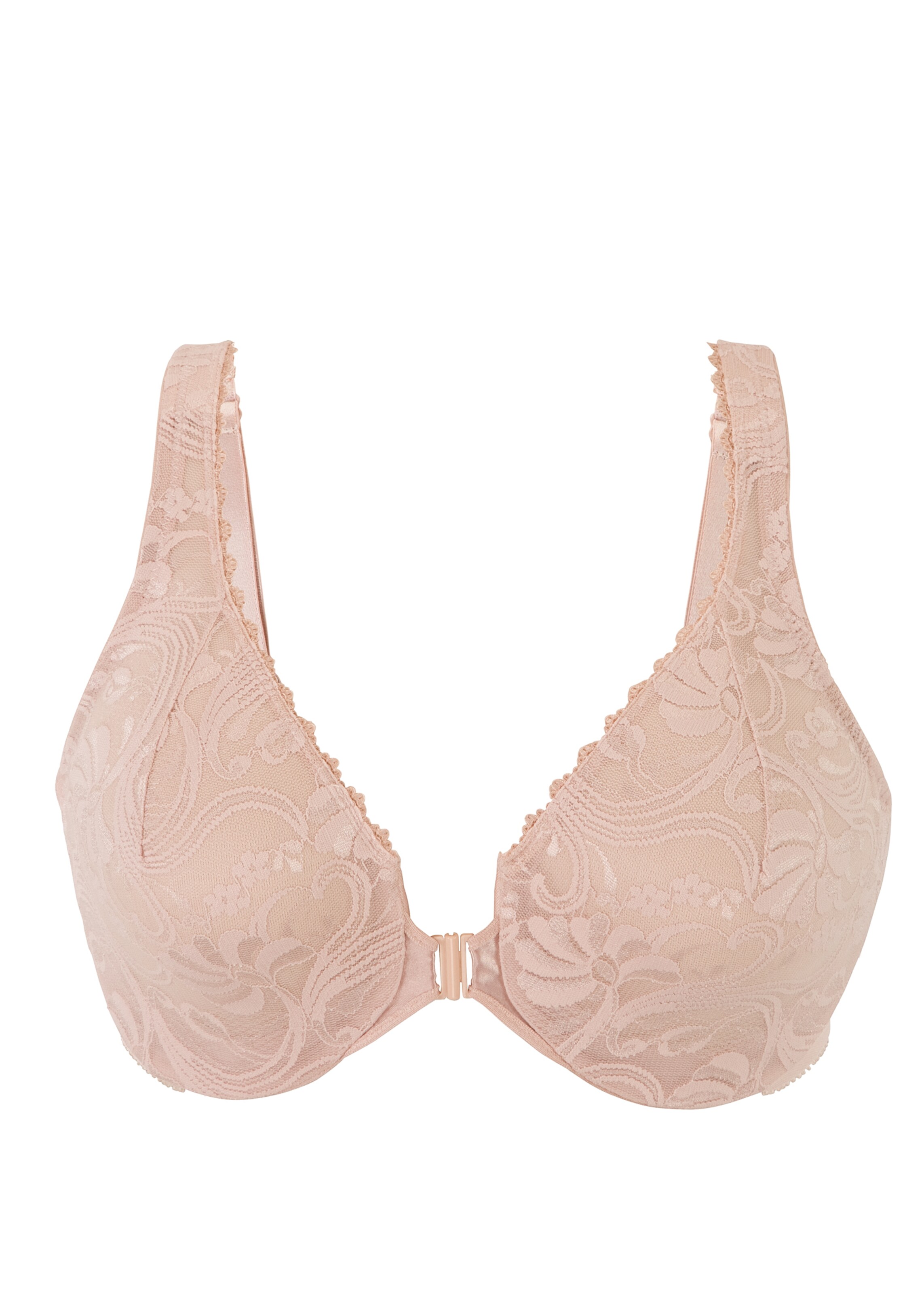 GLAMORISE T-Shirt BH in Beige: Vorderseite