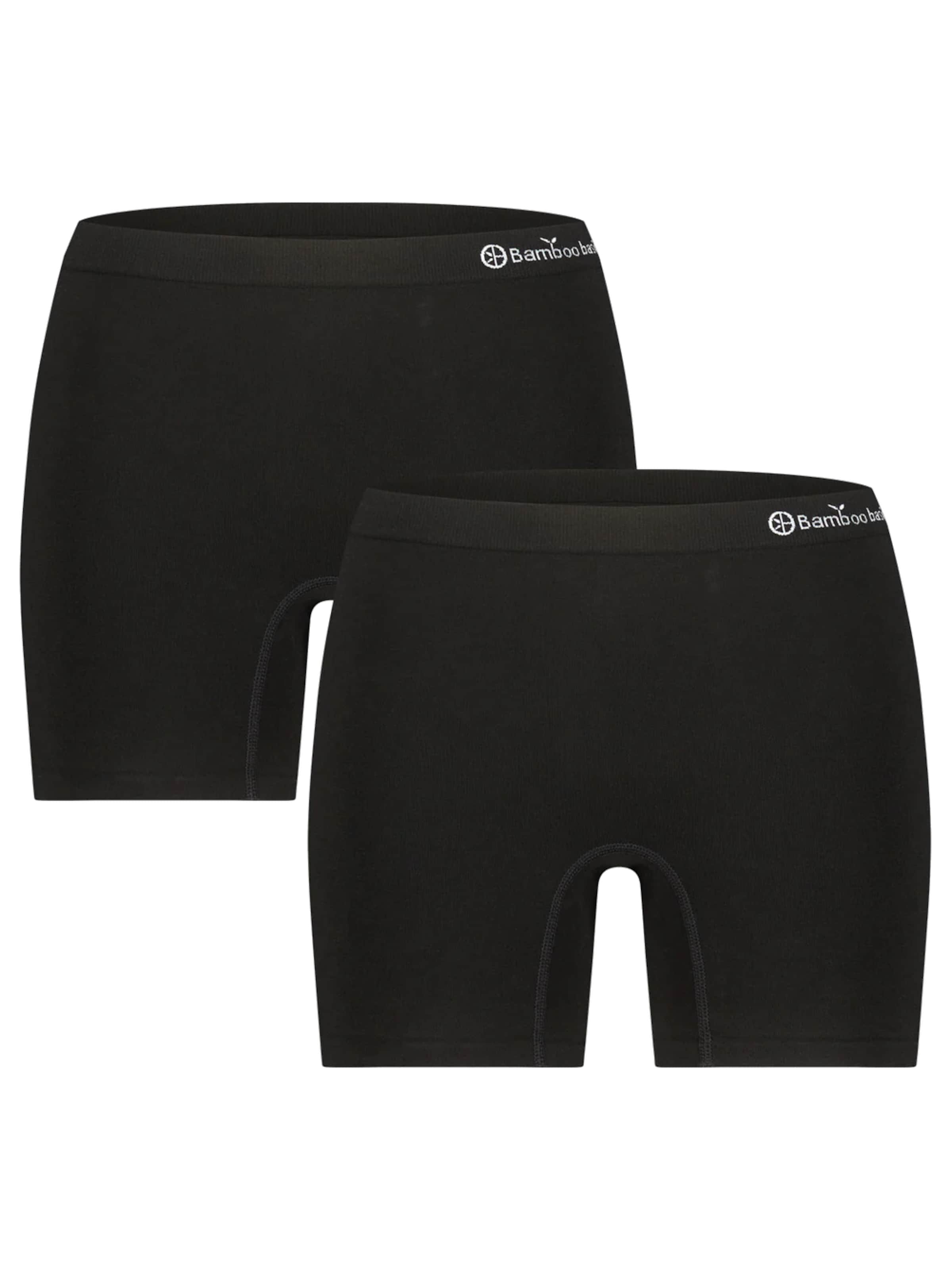 Bamboo basics Slip 'Selena' in Black: front