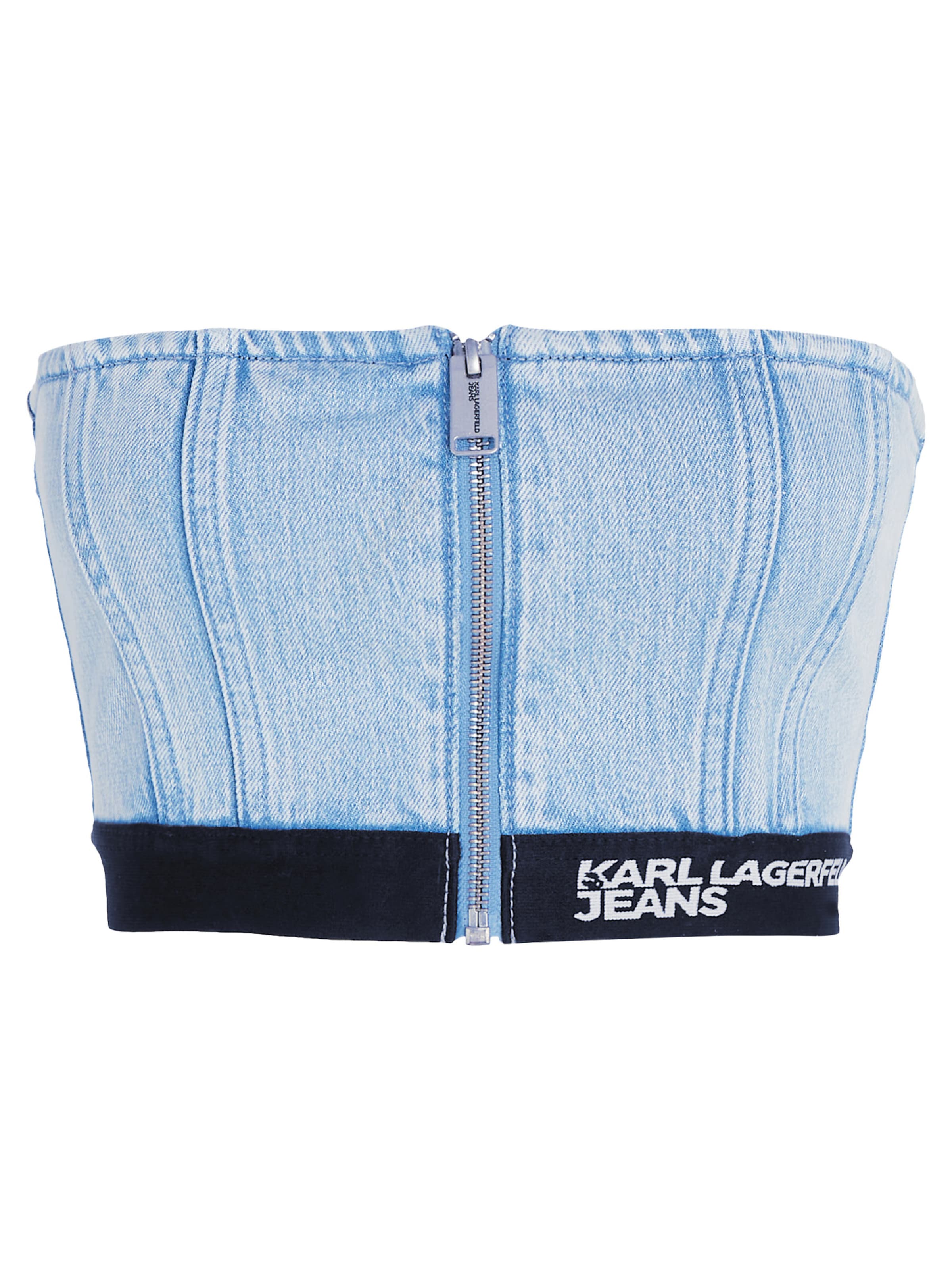 KARL LAGERFELD JEANS Τοπ σε μπλε: μπροστά