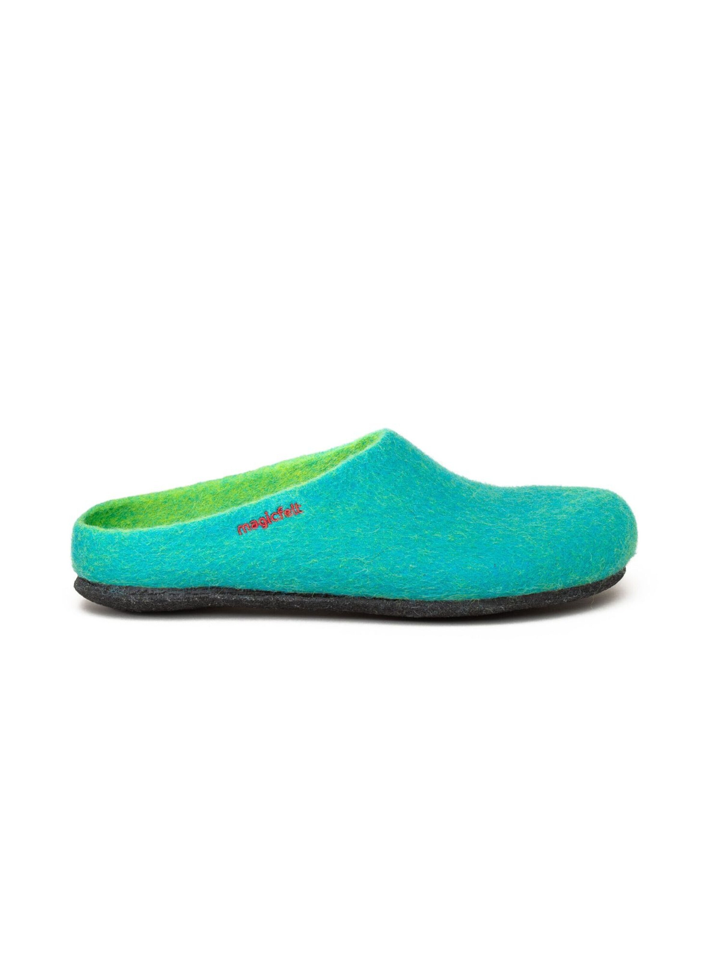 MagicFelt Slippers 'Filzpantoffel Magicfelt 709' in Blue