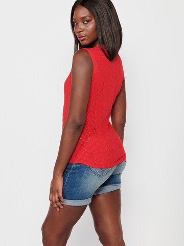 KOROSHI Bluse in Rot