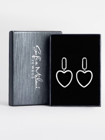 Sofia Milani Ohrringe 'Heart'‌‌‌‌‌‌‌‌‌‌ in Silber