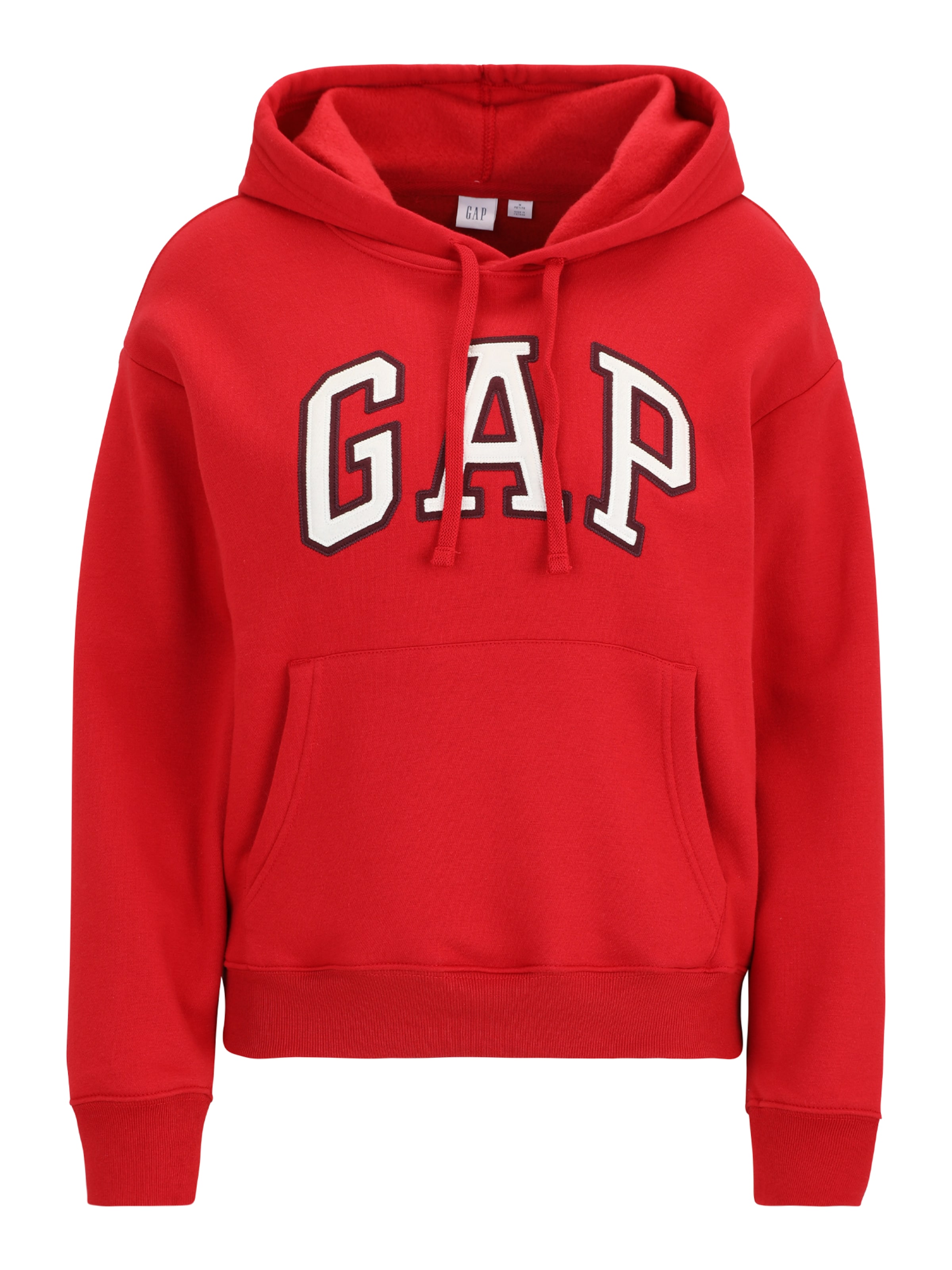 Sweat-shirt 'HERITAGE' Gap Petite en rouge : devant