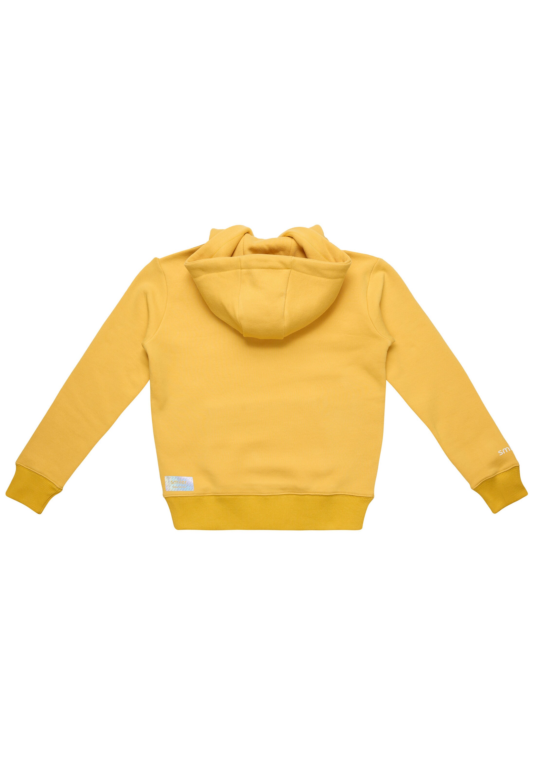 smiler. Kapuzensweatshirt Happy. in Gelb