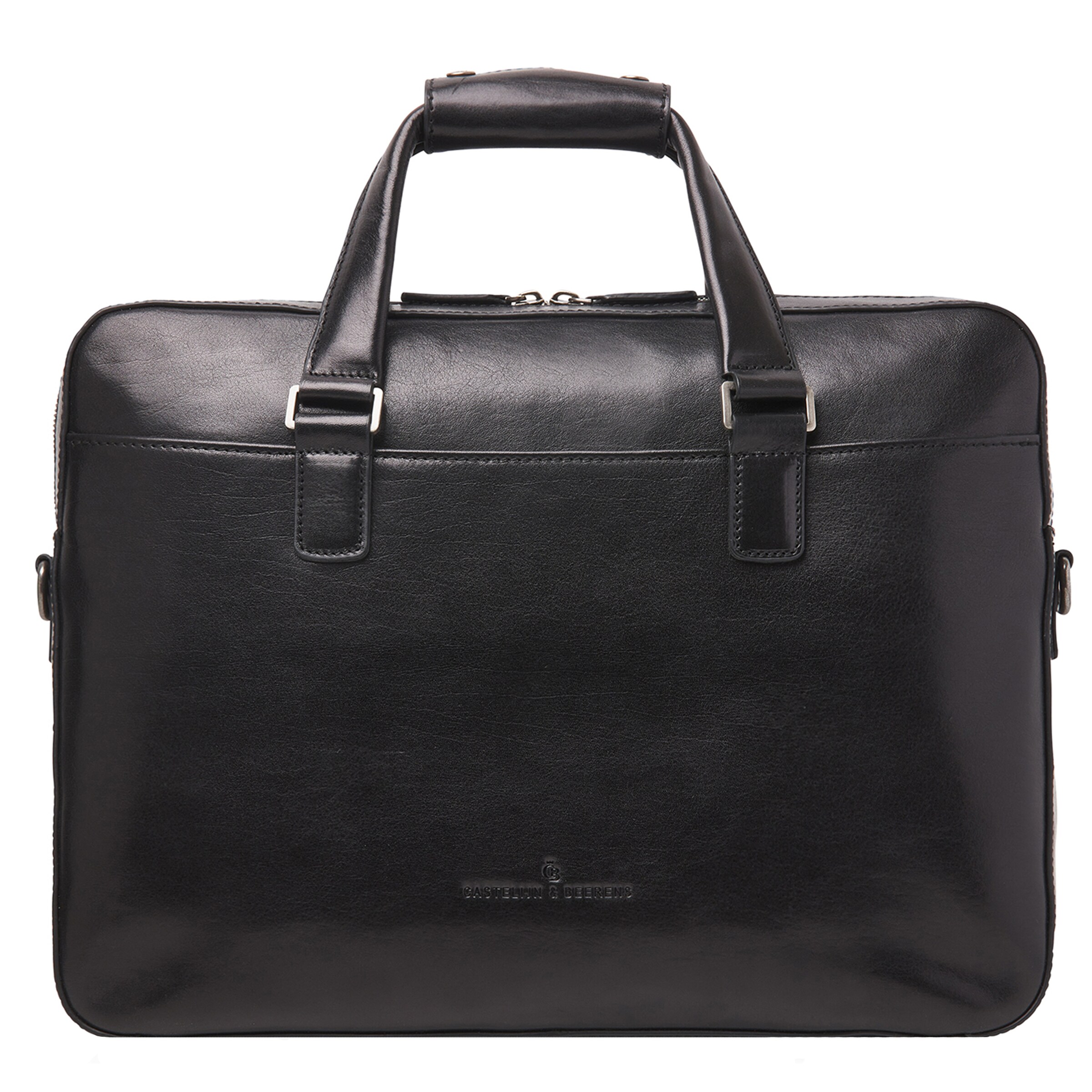 Castelijn & Beerens Document Bag 'Ted' in Black: front
