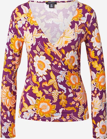 Karen Millen - Camiseta 'Batik' en lila: frente
