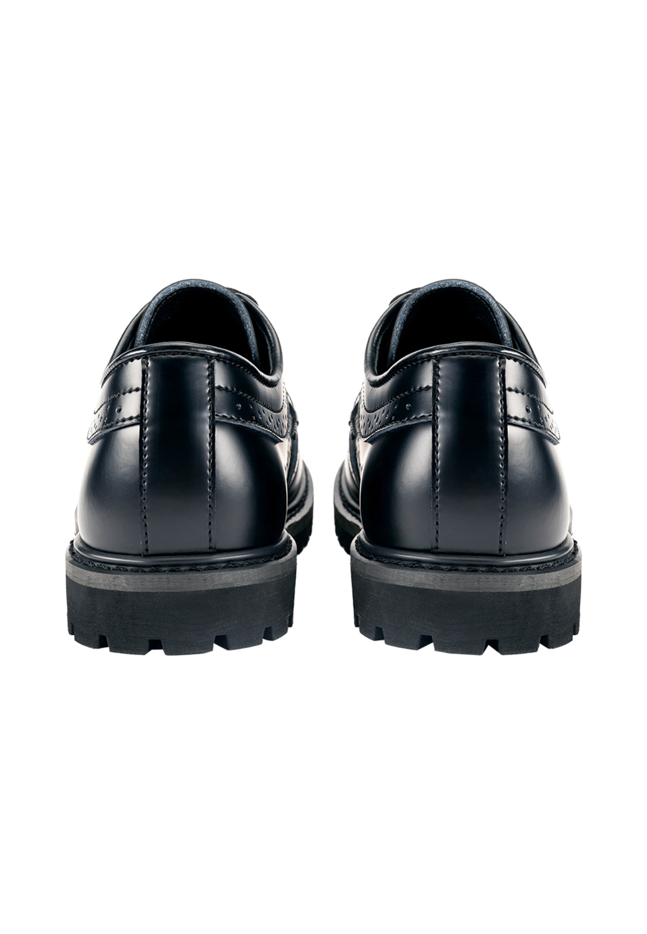 Chaussure à lacets 'Budapester Phantom' Brandit en noir