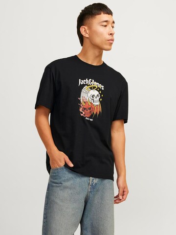 JACK & JONES Bluser & t-shirts 'JORSeven' i sort: forside