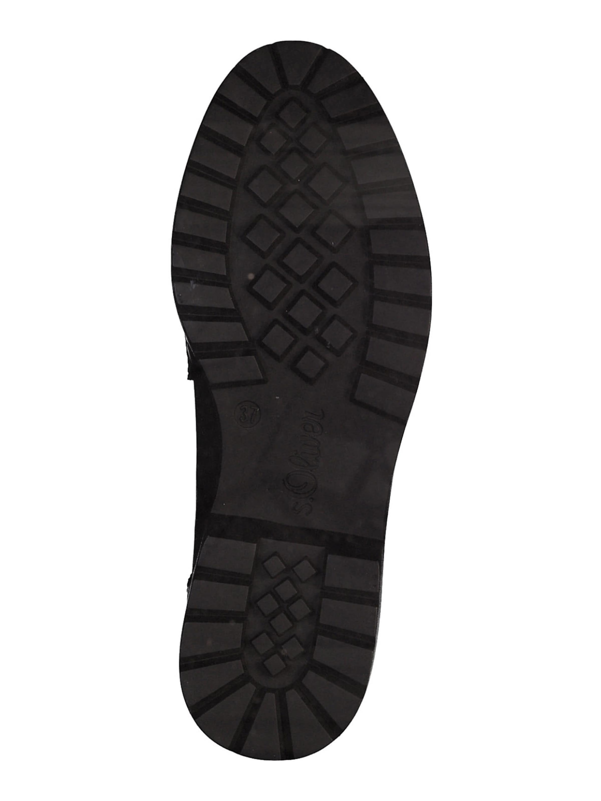 Slipper di s.Oliver in nero