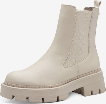 TAMARIS Chelsea Boots in Beige: front