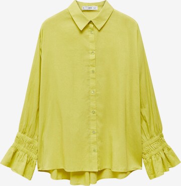 MANGO Blouse 'TROPEZ' in Yellow: front